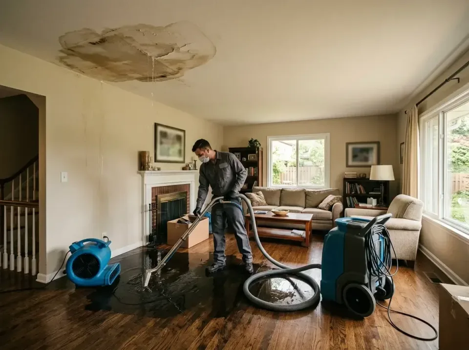 attic-pipe-burst-ceiling-drip-008 — frequently asked questions, Water Damage Restoration & Carpet Care in DuPont, WA
